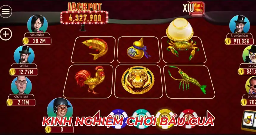 Kinh nghiệm chơi bầu cua